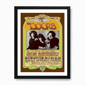 The Doors Berkeley Community Theatre Poster Art Print