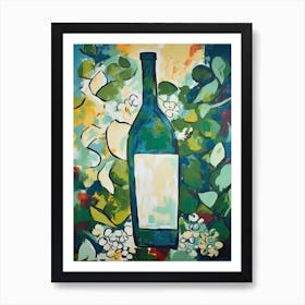 Riesling Wine Illustration 1 Art Print