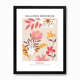 Galleria Botanica Napoli Art Print