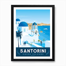 Santorini Greece Art Print
