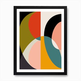 Mid Century Pastel 11 Art Print