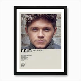 Flicker By Niall Horan • 2017 Poster Art Print