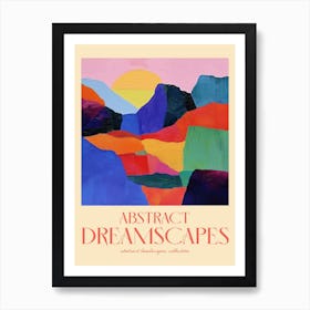 Abstract Dreamscapes Landscape Collection 43 Art Print