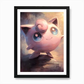 Jigglypuff Pokemon Anime Manga Japan Poster Art Print