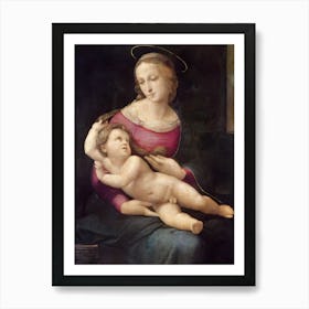 Madonna And Child Art Print