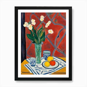 Flowers In A Vase Art Print