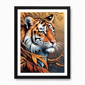 Tiger Painting Art Print