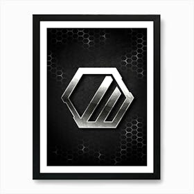 Silver Rocket League 1 Art Print