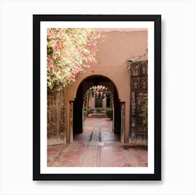 Entrance To A Moroccan House Art Print