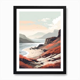 West Highland Coast Path Scotland 4 Hiking Trail Landscape Art Print