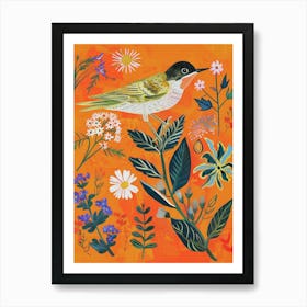 Spring Birds Chimney Swift 3 Art Print