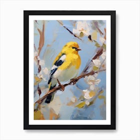 Bird Painting American Goldfinch 1 Art Print