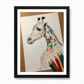 Giraffe 29 Art Print