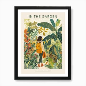 In The Garden Poster San Diego Botanical Garden 1 Art Print