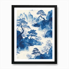 Fantastic Chinese Landscape 15 Art Print