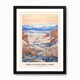 Sequoia National Park United States 3 Poster Art Print