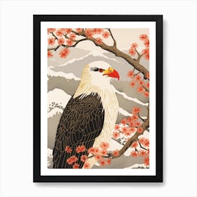 Bird Illustration Crested Caracara 2 Art Print