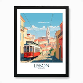 Lisbon Travel Print Portugal Gift Art Print