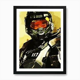 Halo gaming movie 1 Art Print