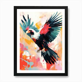 Bird Painting Collage California Condor 1 Art Print