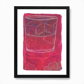 Violet Water Art Print