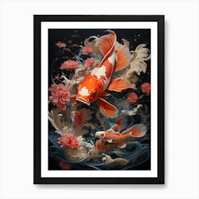 Koi Fish Art Print