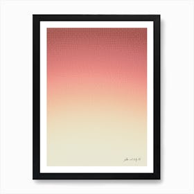 Scarlet Symphony Art Print