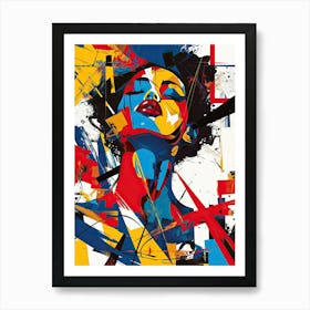 Abstract Pop Art Art Print