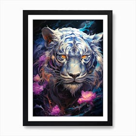 White Tiger 1 Art Print