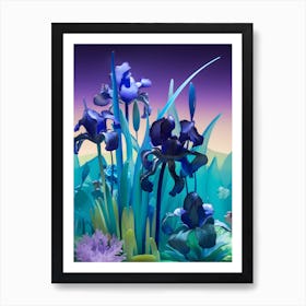 Irises Art Print