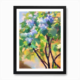 Grape Ivy 2 Impressionist Painting Art Print