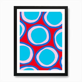 Abstract Circles 3 Art Print