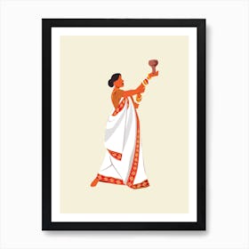 Indian Dance Bengal Print Art Print
