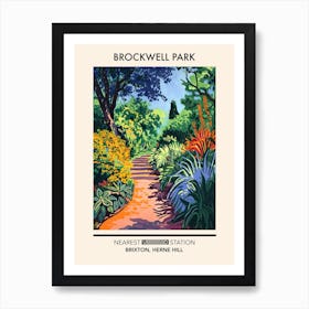 Brockwell Park London Parks Garden 1 Art Print