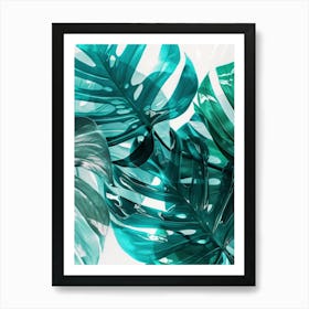 Tropical Leaves 124 Art Print