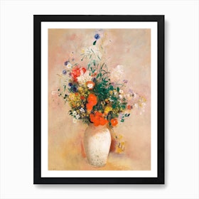 Vase Of Flowers, Odilon Redon Art Print