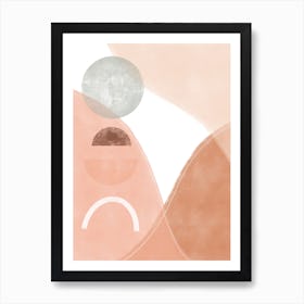 Pastel Shapes Art Print