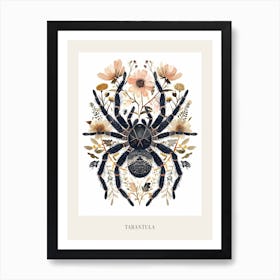 Colourful Insect Illustration Tarantula 15 Poster Art Print