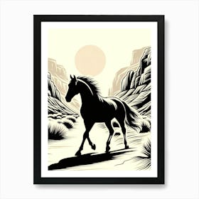 Creative Horse Beauty Illustration Nr 116 Art Print