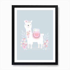 Little Llama Art Print