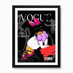 Vogue Cover street art Art Print