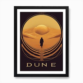 Dune Vintage Fan Art Poster 4 Art Print