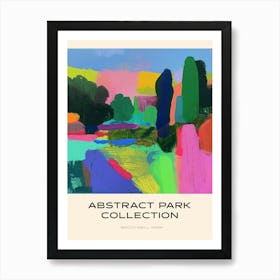 Abstract Park Collection Poster Brockwell Park London 2 Art Print