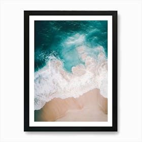 Beach - Beach Stock Videos & Royalty-Free Footage 9 Art Print