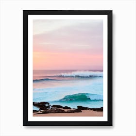 Bronte Beach, Australia Pink Photography 2 Art Print