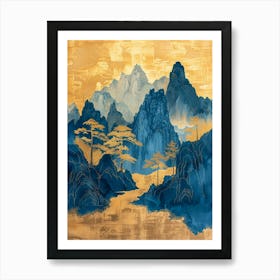 Chinese Mountains 14 Art Print