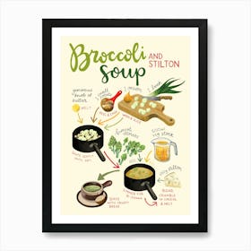 Broccoli & Stilton Soup Poster