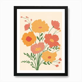 Bouquet Of Flowers 7 Art Print