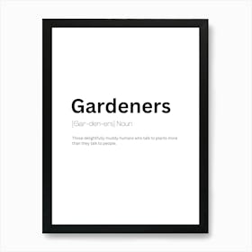 Gardeners Definition Meaning Affiche