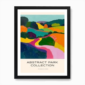 Abstract Park Collection Poster Phoenix Park Dublin 2 Art Print